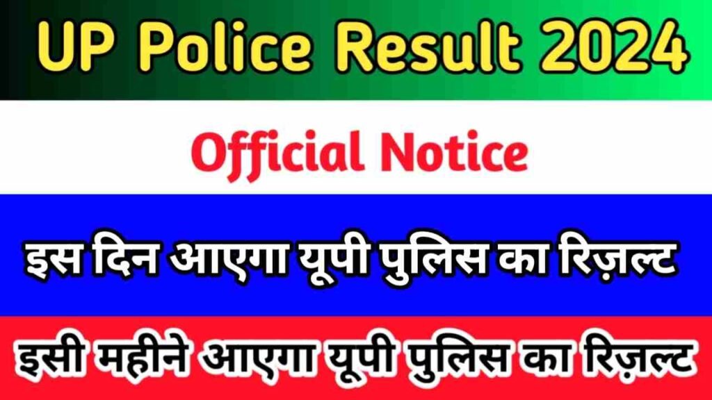 UP Police Constable Result 2024 Kab Aayega